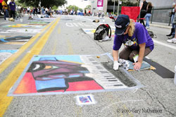 Ingrid Kast Fuller Artwork - CityScope Sponsored Square at Houston Via Colori 2011